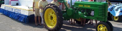 Image of tractor in parade